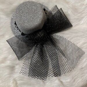 Silver Rhinestone Hat Fascinator - women's  7463  NWT Boutique